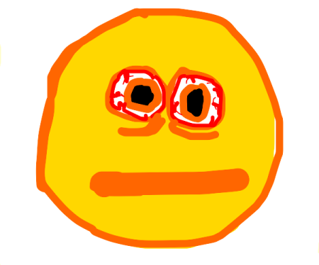 Cursed Emoji задумчивый