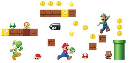 Предметы из игры супер Марио
