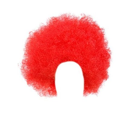 Парик клоуна без фона