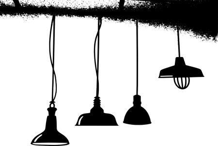 Люстра силуэт