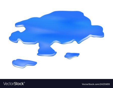 Лужа воды вектор