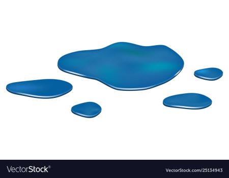 Лужа мультяшная