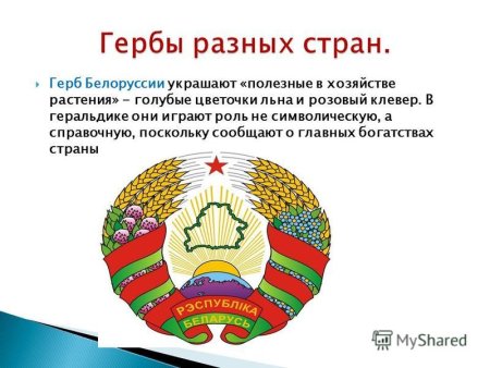 Герб Белоруссии 2018