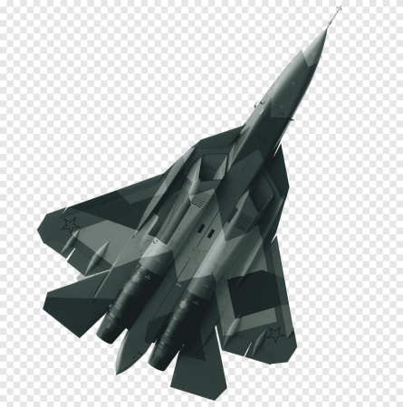 Военный самолет на прозрачном фоне