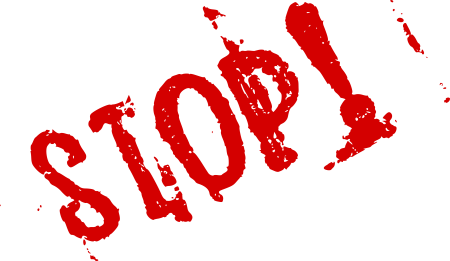 Stop надпись