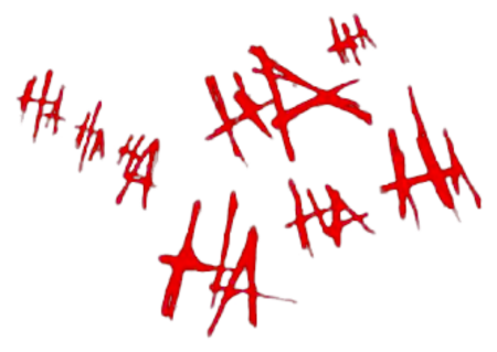 Ха ха надпись