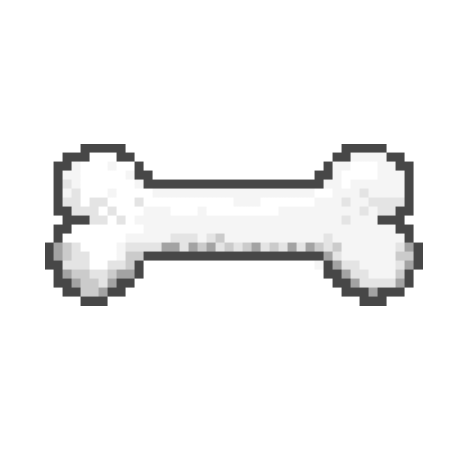 Кость Санса Undertale спрайт