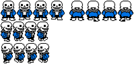 Спрайты Санса из Undertale