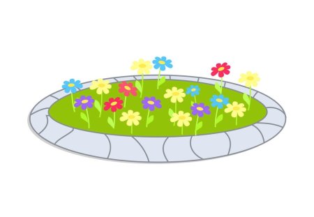Клумба для цветов для детей