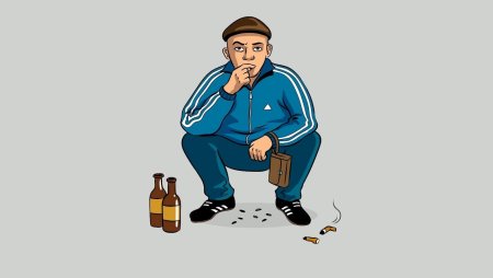 Гопник рисунок
