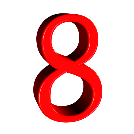 Красивая 8