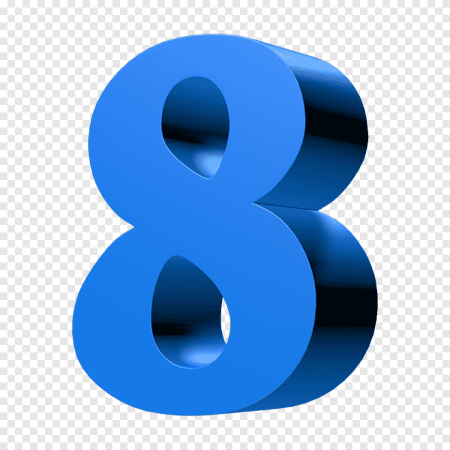 Цифра 8 красивая