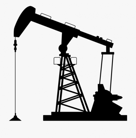 Нефтяная вышка силуэт