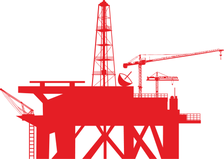 Нефтяная вышка вектор