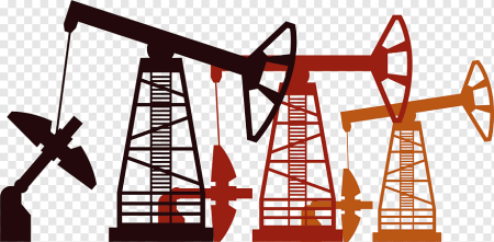 Нефть качалка вектор