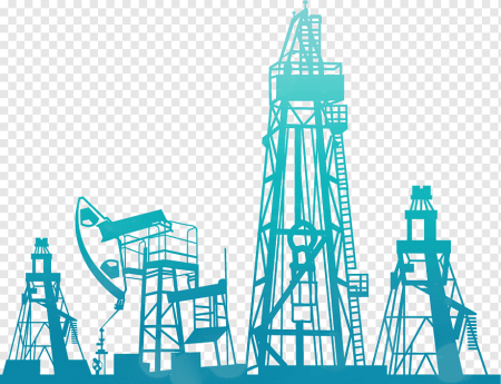 Нефтяная буровая вышка вектор