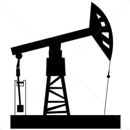 Нефтяная вышка силуэт