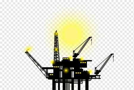 Нефтяная буровая вышка вектор