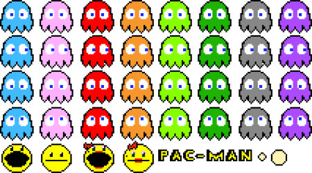 Pacman Ghost Sprite
