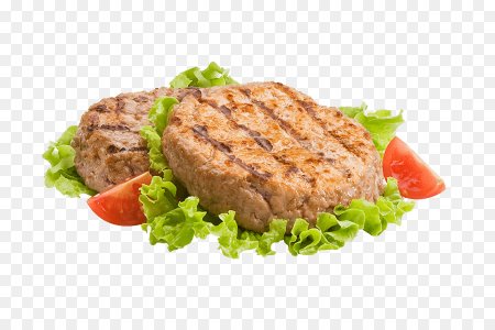Мясная котлета без фона
