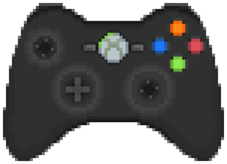 Пиксельный джойстик Xbox