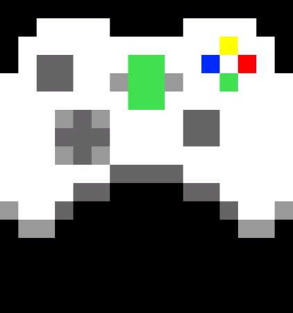 Геймпад пиксель арт