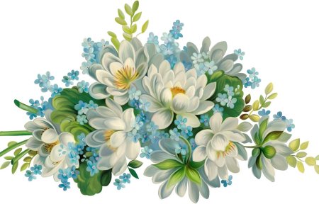 Клипарт цветы на прозрачном фоне