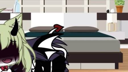 Кровать гача лайф