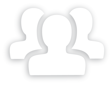 Значок человека белый