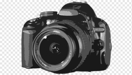 Фотоаппарат на прозрачном фоне