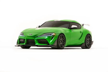 Toyota Supra 2020 зеленая