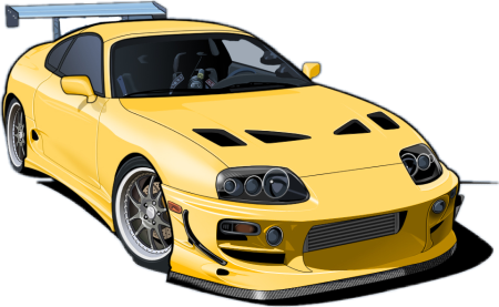 Toyota Supra mk4.Art