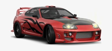 Toyota Supra прозрачная
