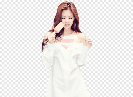 Дженни из BLACKPINK С мороженым