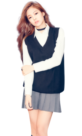 BLACKPINK Дженни в школьной форме