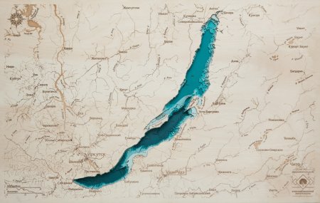 WOODENMAP Байкал