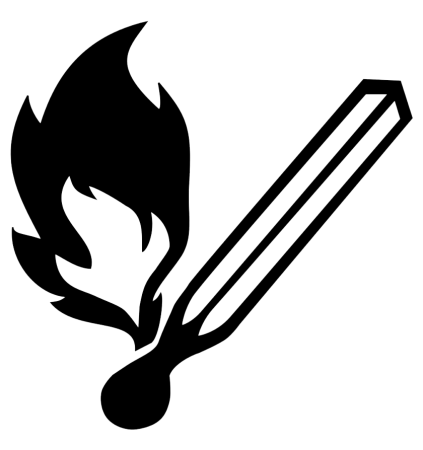 Знак спичка