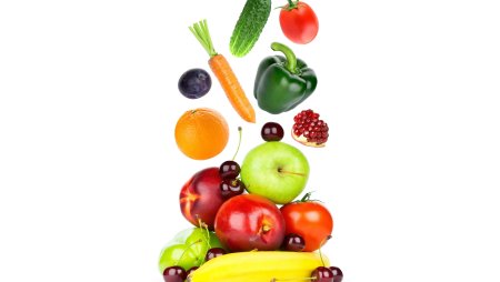 Картинки овощи фрукты без фона (57 фото)