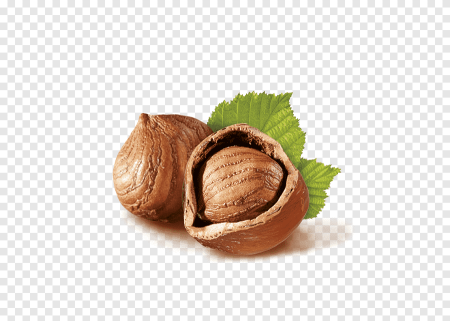 Орехи на прозрачном фоне