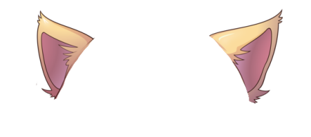 Кошачьи уши без фона