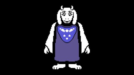 Undertale Ториэль спрайт бой