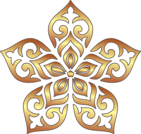 Казахский орнамент ромб