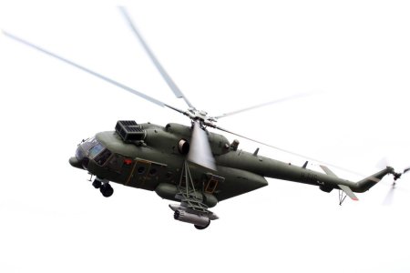 Ми-171ш на белом фоне
