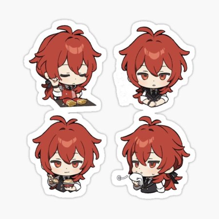 Чиби Дилюк Геншин