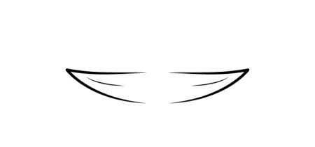 Аниме улыбка на прозрачном фоне