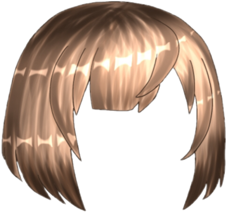 Гача лайф волосы на прозрачном фоне