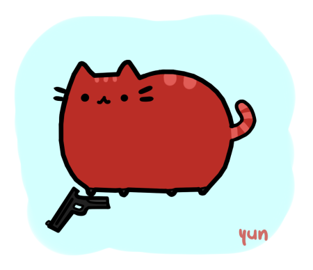 Кот Пушин злой