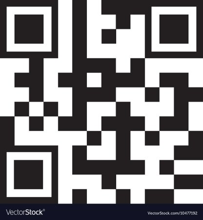 QR код черный