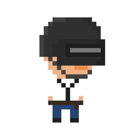 Пиксельный персонаж для игры