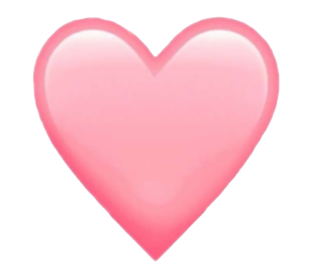 Розовое сердечко смайлик